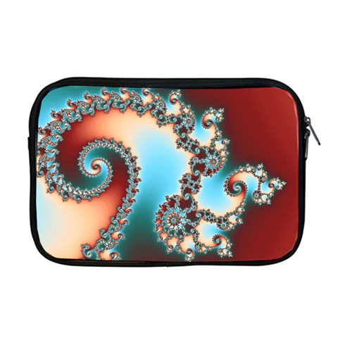 Fractal Spiral Art Math Abstract Apple MacBook Pro 17  Zipper Case from ArtsNow.com Front