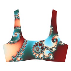 Fractal Spiral Art Math Abstract Cross Back Hipster Bikini Set from ArtsNow.com Front