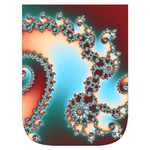 Fractal Spiral Art Math Abstract Waist Pouch (Large) from ArtsNow.com Front Pocket