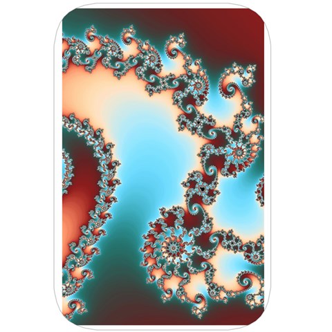 Fractal Spiral Art Math Abstract Belt Pouch Bag (Large) from ArtsNow.com Back
