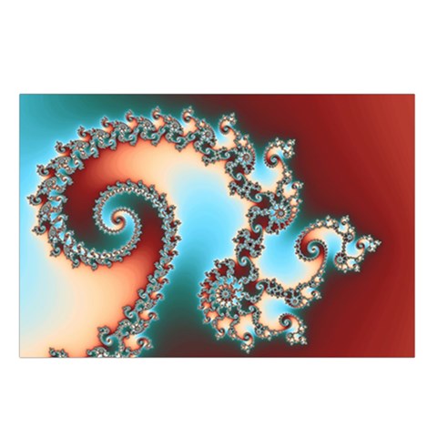 Fractal Spiral Art Math Abstract Belt Pouch Bag (Large) from ArtsNow.com Loop