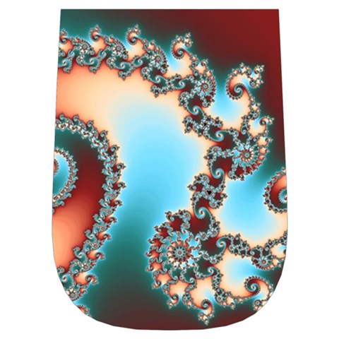 Fractal Spiral Art Math Abstract Wristlet Pouch Bag (Small) from ArtsNow.com Right Side