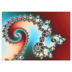 Fractal Spiral Art Math Abstract Wristlet Pouch Bag (Small) from ArtsNow.com Belt Loop