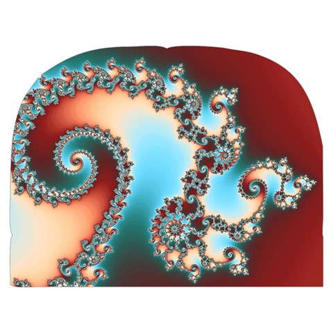 Fractal Spiral Art Math Abstract Make Up Case (Medium) from ArtsNow.com Back