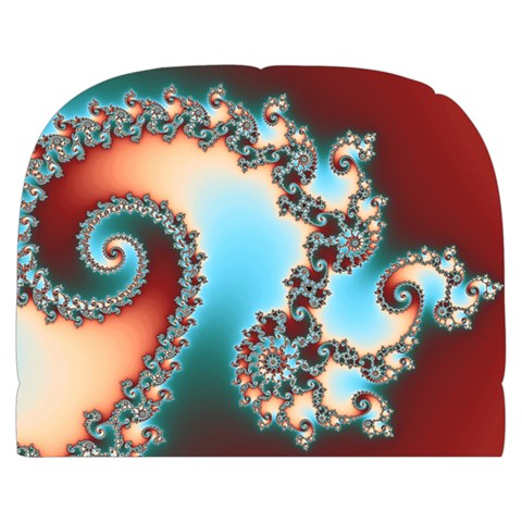 Fractal Spiral Art Math Abstract Make Up Case (Large) from ArtsNow.com Front