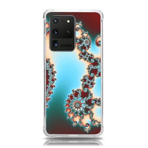 Fractal Spiral Art Math Abstract Samsung Galaxy S20 Ultra 6.9 Inch TPU UV Case from ArtsNow.com Front