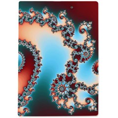 Fractal Spiral Art Math Abstract A4 Acrylic Clipboard from ArtsNow.com Back