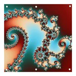 Fractal Spiral Art Math Abstract Banner and Sign 3  x 3 