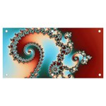 Fractal Spiral Art Math Abstract Banner and Sign 6  x 3 