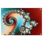 Fractal Spiral Art Math Abstract Banner and Sign 6  x 4 