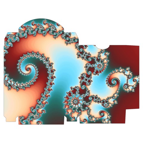 Fractal Spiral Art Math Abstract Playing Cards Single Design (Rectangle) with Custom Box from ArtsNow.com Poker Box