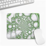 Green Abstract Fractal Background Texture Small Mousepad