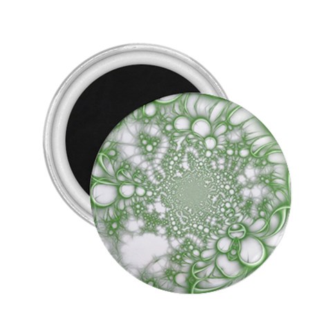 Green Abstract Fractal Background Texture 2.25  Magnets from ArtsNow.com Front
