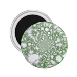 Green Abstract Fractal Background Texture 2.25  Magnets