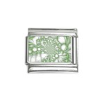 Green Abstract Fractal Background Texture Italian Charm (9mm)