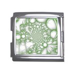 Green Abstract Fractal Background Texture Mega Link Italian Charm (18mm)