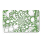 Green Abstract Fractal Background Texture Magnet (Rectangular)