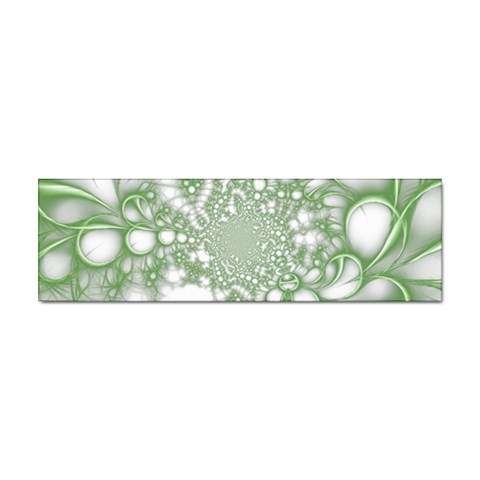 Green Abstract Fractal Background Texture Sticker Bumper (100 pack) from ArtsNow.com Front