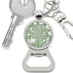 Green Abstract Fractal Background Texture Bottle Opener Key Chain