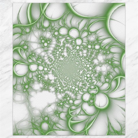 Green Abstract Fractal Background Texture Canvas 8  x 10  from ArtsNow.com 8.15 x9.66  Canvas - 1