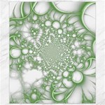 Green Abstract Fractal Background Texture Canvas 8  x 10 