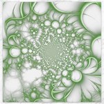 Green Abstract Fractal Background Texture Canvas 12  x 12 