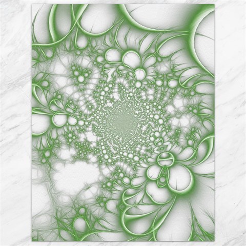 Green Abstract Fractal Background Texture Canvas 12  x 16  from ArtsNow.com 11.86 x15.41  Canvas - 1