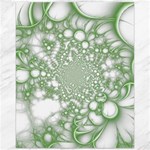 Green Abstract Fractal Background Texture Canvas 16  x 20 