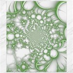 Green Abstract Fractal Background Texture Canvas 20  x 24 