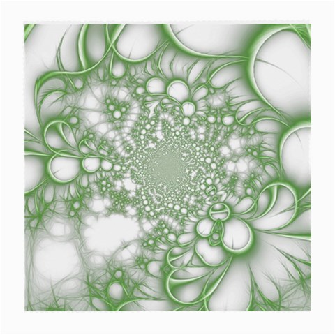 Green Abstract Fractal Background Texture Medium Glasses Cloth (2 Sides) from ArtsNow.com Front
