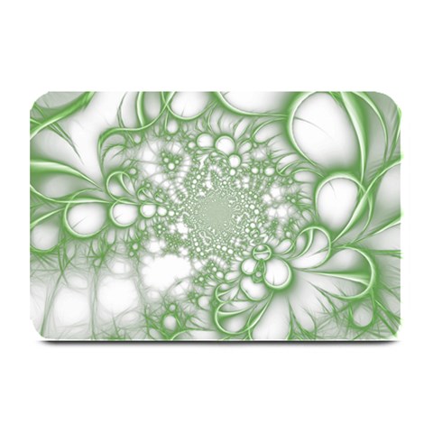 Green Abstract Fractal Background Texture Plate Mats from ArtsNow.com 18 x12  Plate Mat