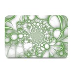 Green Abstract Fractal Background Texture Plate Mats