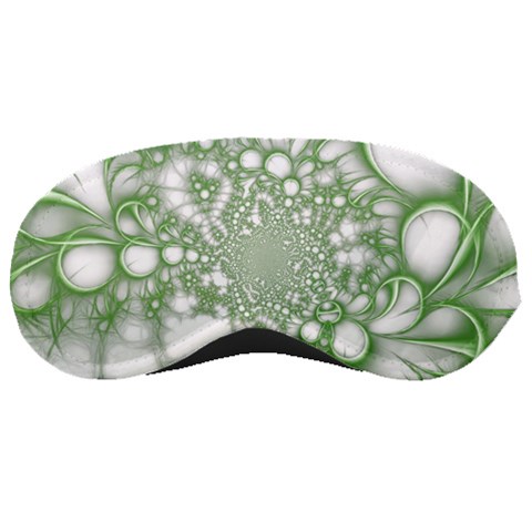 Green Abstract Fractal Background Texture Sleeping Mask from ArtsNow.com Front