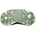 Green Abstract Fractal Background Texture Sleeping Mask