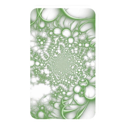 Green Abstract Fractal Background Texture Memory Card Reader (Rectangular) from ArtsNow.com Front