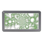 Green Abstract Fractal Background Texture Memory Card Reader (Mini)