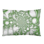 Green Abstract Fractal Background Texture Pillow Case (Two Sides)