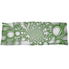 Green Abstract Fractal Background Texture Body Pillow Case Dakimakura (Two Sides) from ArtsNow.com Back