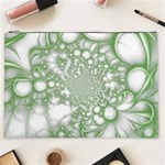 Green Abstract Fractal Background Texture Cosmetic Bag (XXL)