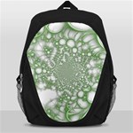 Green Abstract Fractal Background Texture Backpack Bag