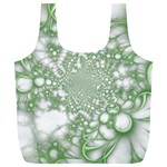 Green Abstract Fractal Background Texture Full Print Recycle Bag (XL)