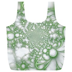 Green Abstract Fractal Background Texture Full Print Recycle Bag (XL) from ArtsNow.com Back