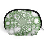 Green Abstract Fractal Background Texture Accessory Pouch (Medium)