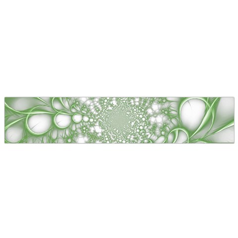 Green Abstract Fractal Background Texture Small Premium Plush Fleece Scarf from ArtsNow.com Front