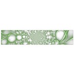 Green Abstract Fractal Background Texture Small Premium Plush Fleece Scarf