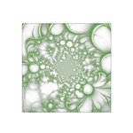 Green Abstract Fractal Background Texture Satin Bandana Scarf 22  x 22 