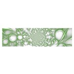 Green Abstract Fractal Background Texture Oblong Satin Scarf (16  x 60 )