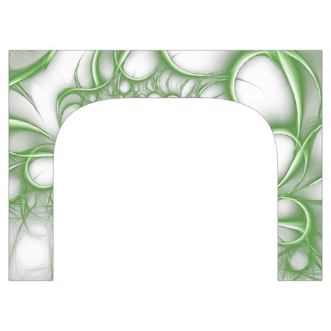 Green Abstract Fractal Background Texture Toiletries Pouch from ArtsNow.com Front