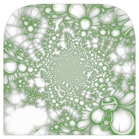 Green Abstract Fractal Background Texture Toiletries Pouch from ArtsNow.com Cover