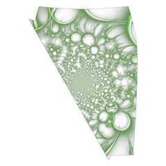 Green Abstract Fractal Background Texture Midi Wrap Pencil Skirt from ArtsNow.com Front Left